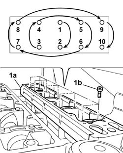 RIGHT CAMSHAFT HOUSING - REPLACE GASKET