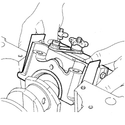 ENGINE - DISMANTLE AND REASSEMBLE FOLLOWING OPERATION 1004E10 - WASH AND CHECK DISMANTLED PARTS - REFIT CYLINDER HEAD AND OIL SUMP - DOES NOT INCLUDE REPAIRS TO CYLINDER HEAD AND AUXILIARY UNIT