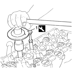 ENGINE - DISMANTLE AND REASSEMBLE FOLLOWING OPERATION 1004E10 - WASH AND CHECK DISMANTLED PARTS - REFIT CYLINDER HEAD AND OIL SUMP - DOES NOT INCLUDE REPAIRS TO CYLINDER HEAD AND AUXILIARY UNIT