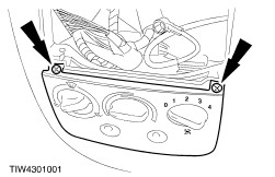 Ford puma heater control panel #5