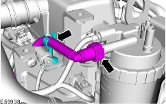 Disconnecting fuel line ford focus zx 3