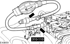 Ford Workshop Manuals Fusion 2002 75 06 2002 Mechanical Repairs 3 Powertrain 303 Engine 303 04d Fuel Charging And Controls 1 6l Duratorq Tdci Dv Diesel Description And Operation Diagnosis And Testing General Procedures Removal