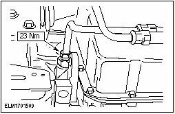 Ford transaxle coolant line #1