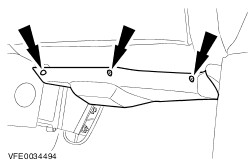 ford transit connect heater control panel removal