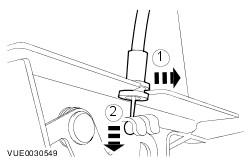Ford Workshop Manuals Transit Tourneo Connect 2002 5 06 2002 Mechanical Repairs 5 Body And Paint 501 Body And Paint 501 14 Handles Locks Latches And Entry Systems Diagnosis And Testing General Procedures Removal And Installation