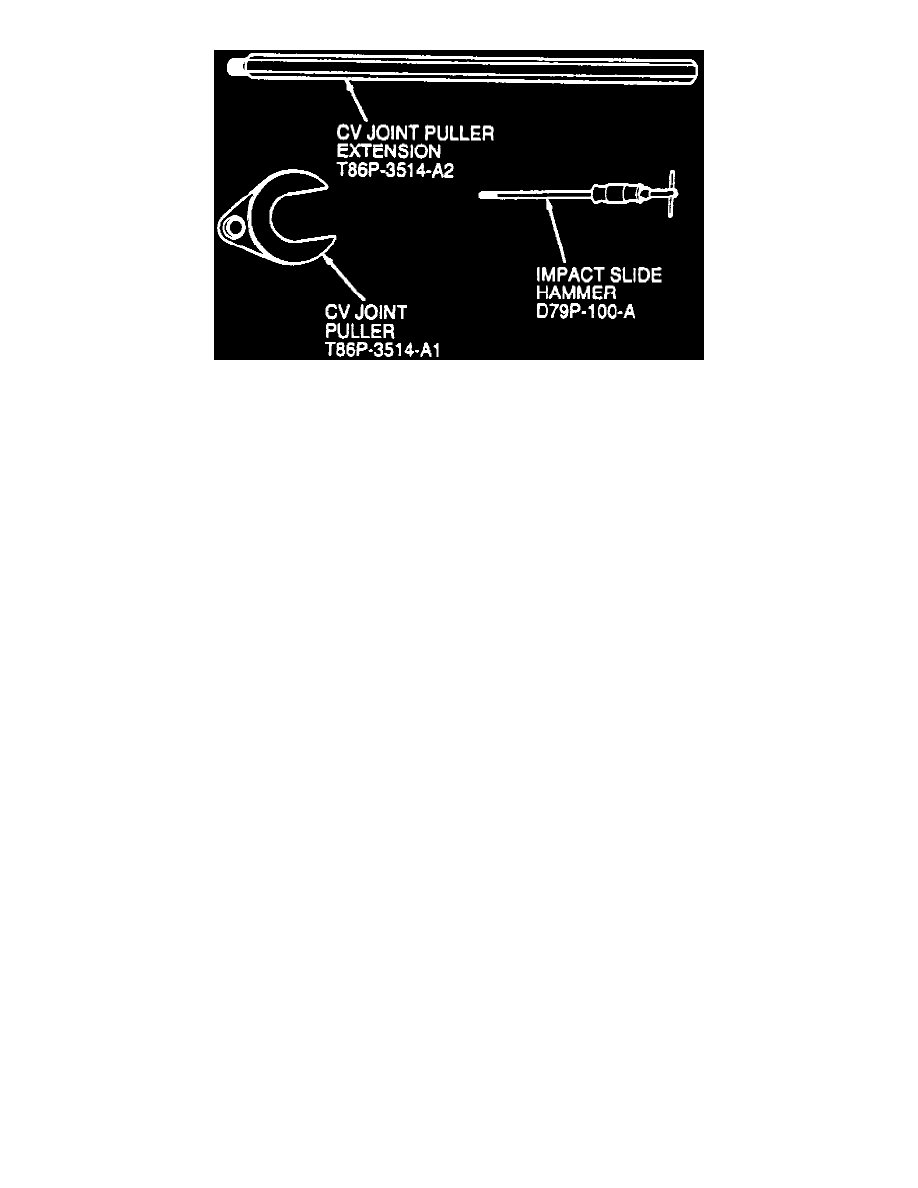 Ford contour axle nut torque