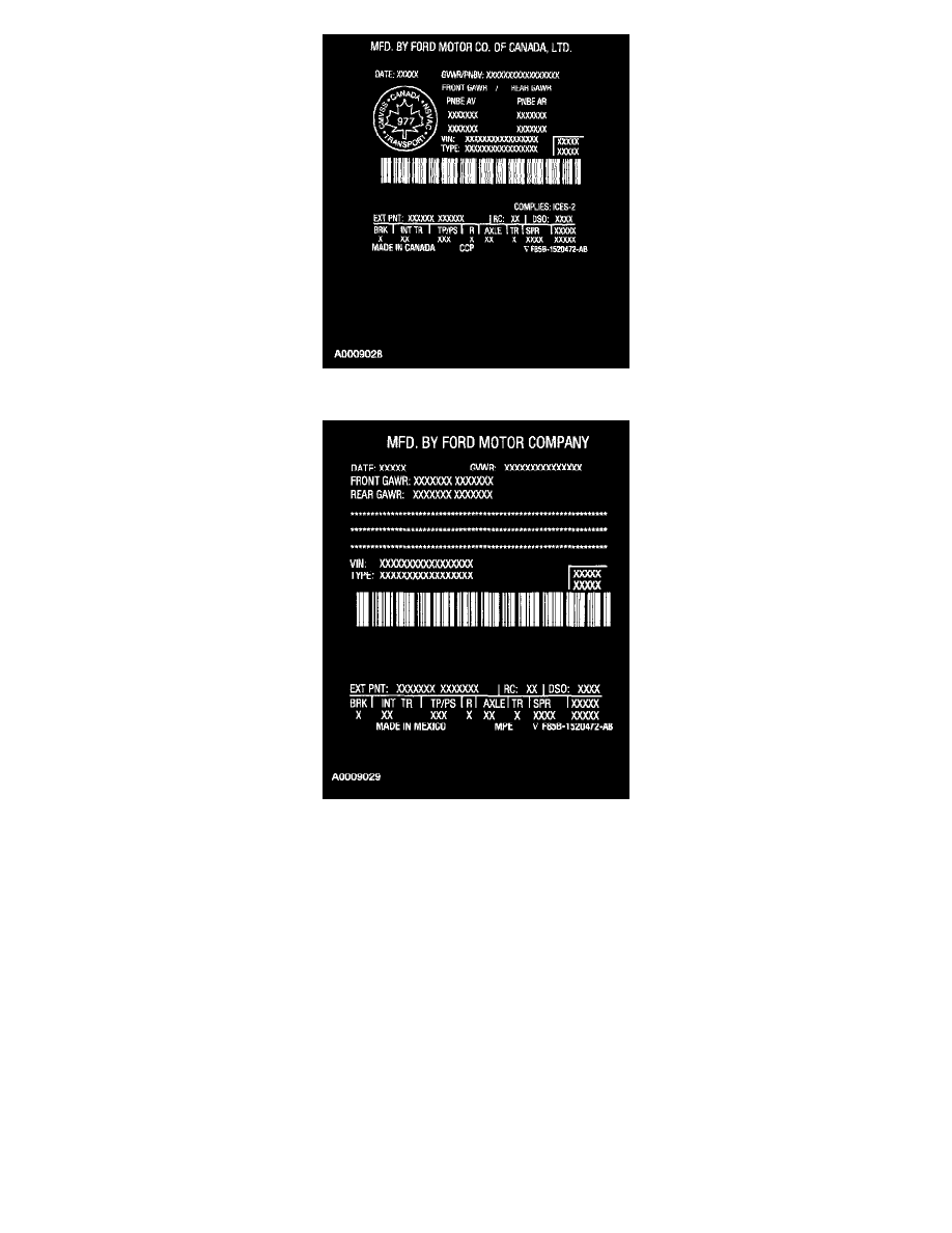 Ford crown victoria paint codes #5