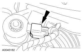 Step 26: Disconnect the power steering electrical connector.