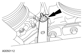 Step 33: Position the power steering tube bracket aside.