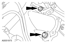 Step 53: Remove the 4 bolts and 1 stud.