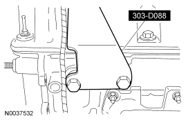 Step 56: Install the special tool to the LH cylinder head.