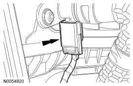 Step 70: Disconnect the positive crankcase ventilation (PCV) fitting electrical connector.