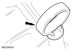 Step 26: Remove the oil level indicator.