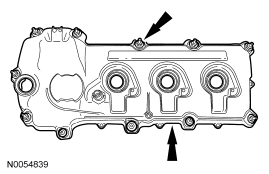 Step 87: Remove the 11 stud bolts and the LH valve cover.