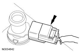 Step 81: Disconnect the heated PCV valve electrical connector.