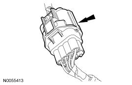 Step 10: Disconnect the battery harness electrical connector.