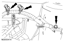 Step 12: Remove the bolt and the ground wire.