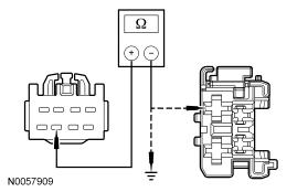 Yes GO to I8 . No REPAIR the circuit. TEST the system for normal operation. DISC