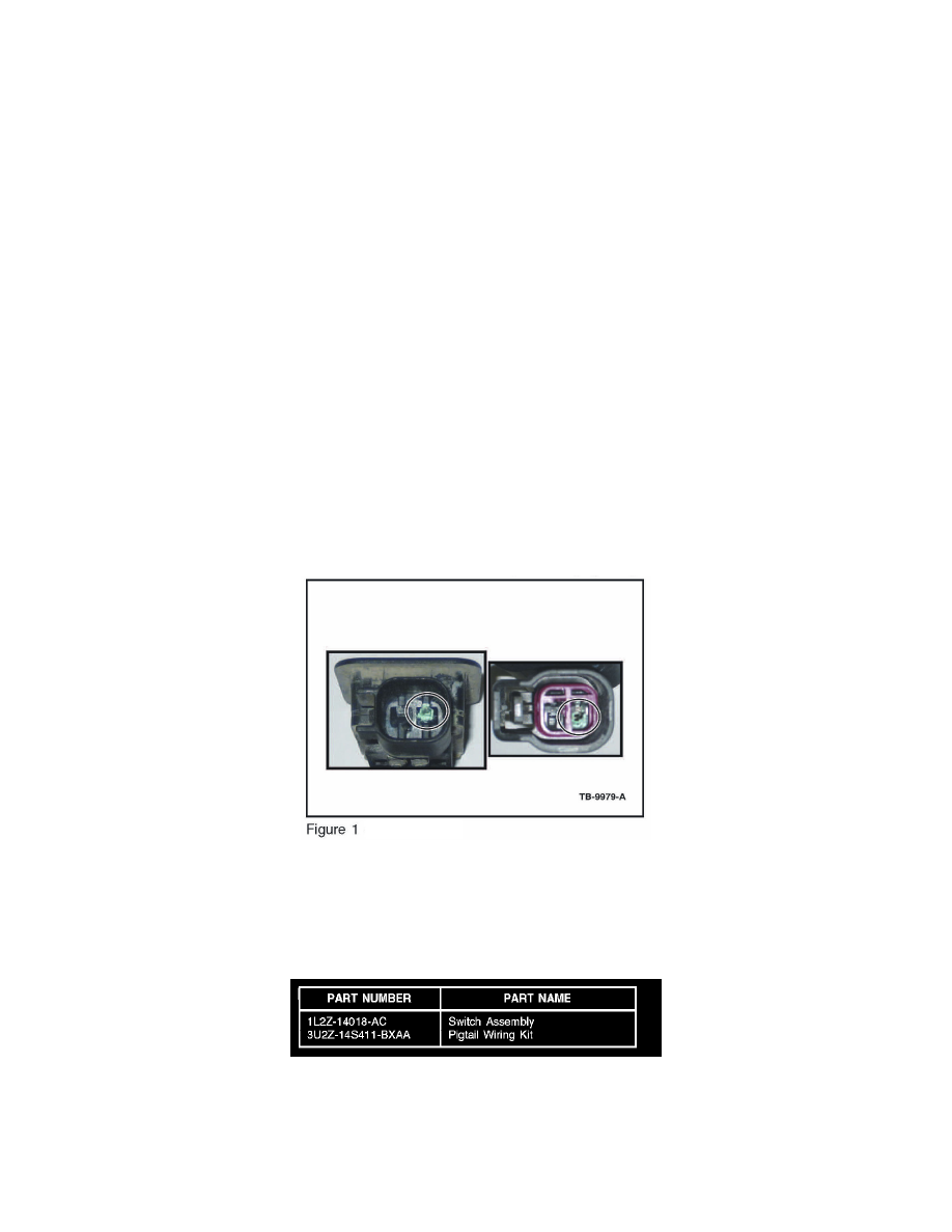 Sensors and Switches > Sensors and Switches - Body and Frame > Trunk /  Liftgate Switch Ford Workshop Manuals > Escape ...