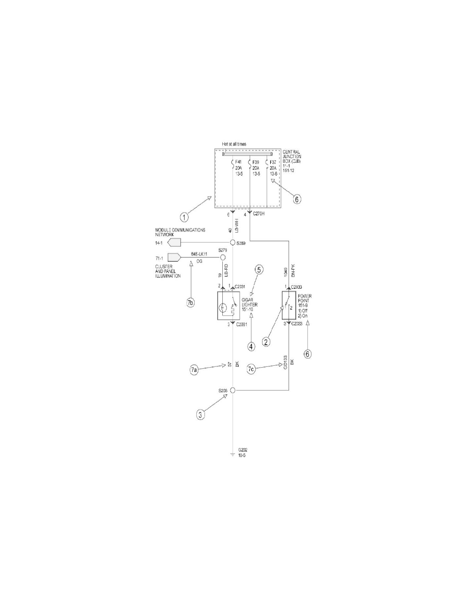 Ford Workshop Manuals > Escape 4WD V6-3.0L (2008) > Lighting and Horns