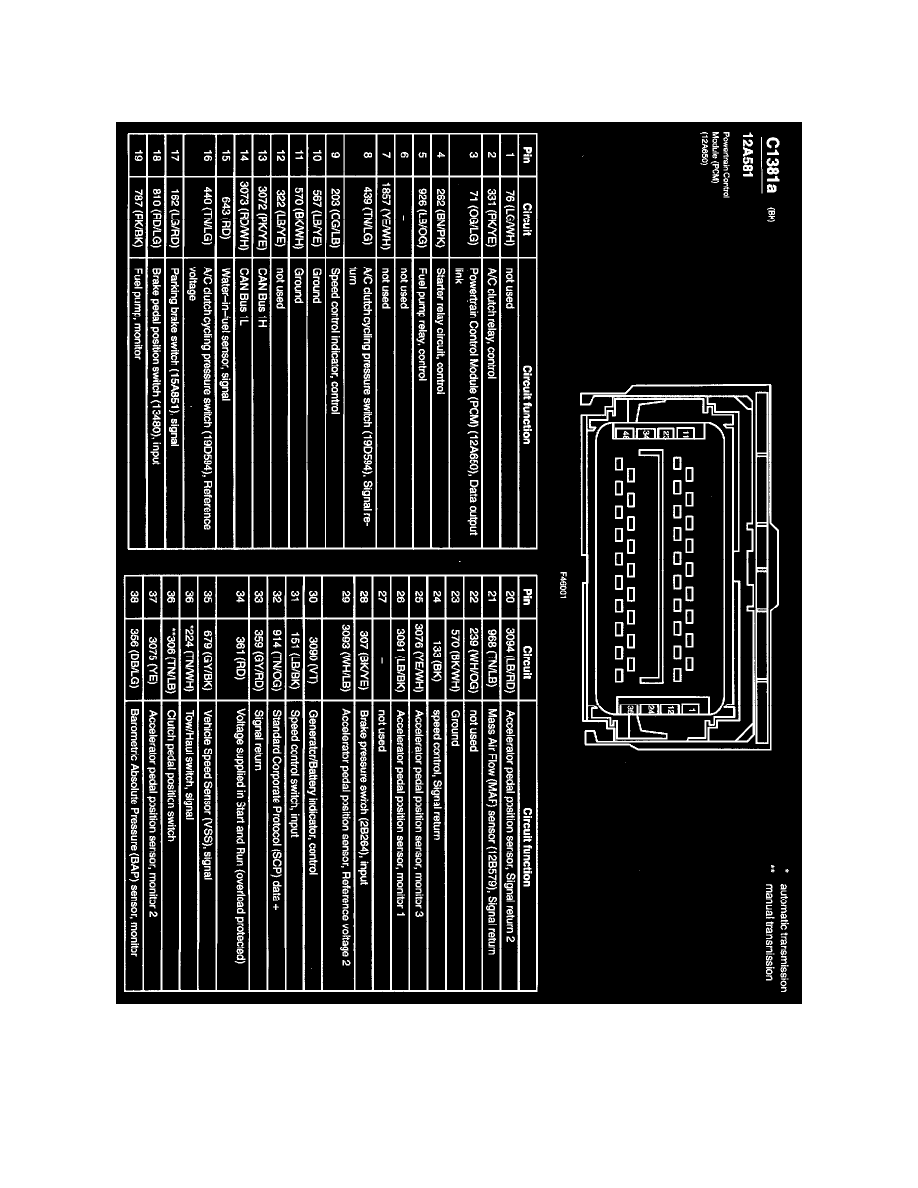 Ford Service and Repair Manuals > Excursion 2WD V86.0L DSL
