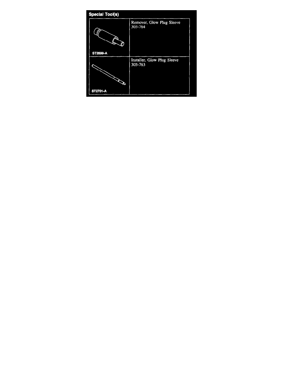 Ford Service and Repair Manuals > Excursion 2WD V86.0L DSL