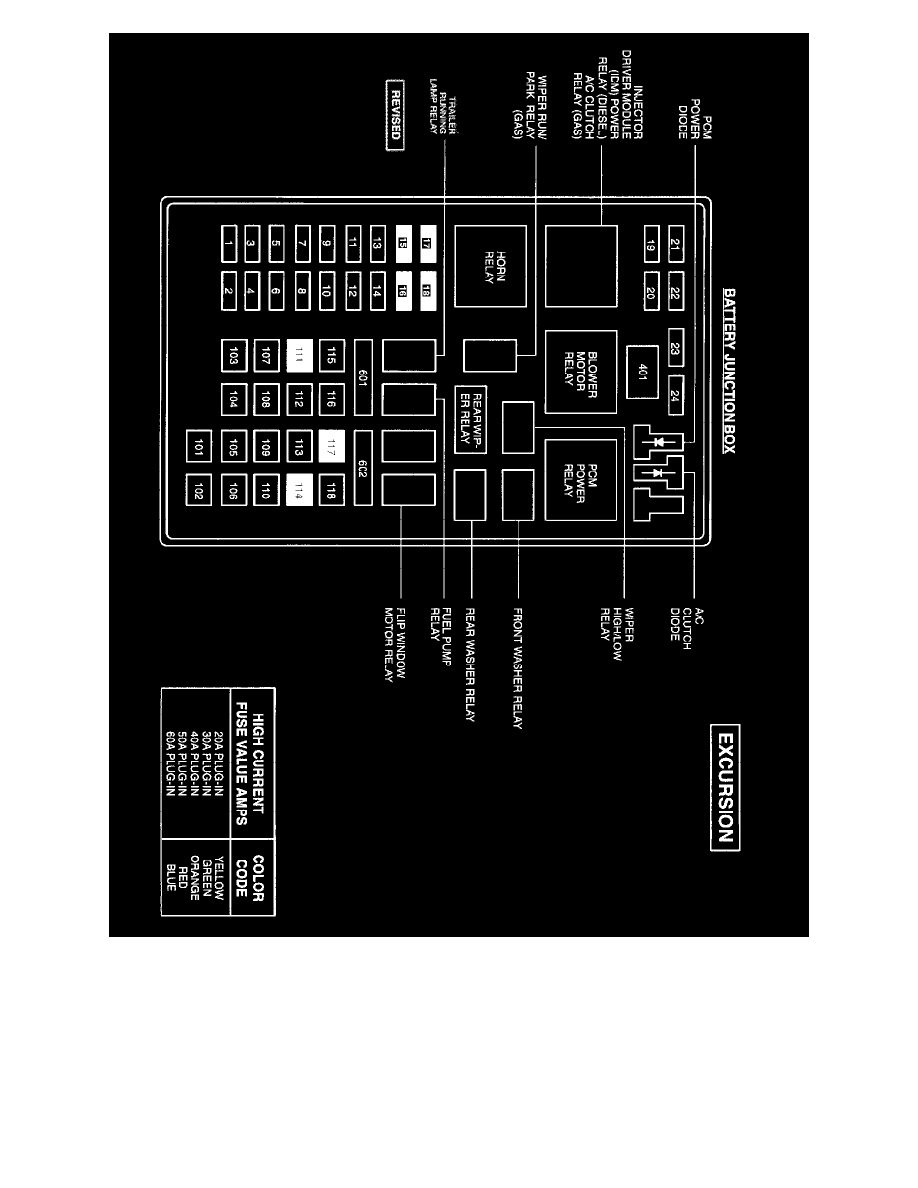 Ford Service and Repair Manuals > Excursion 4WD V87.3L DSL
