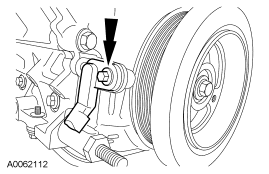 Step 21: Remove the bolt and the CKP sensor.