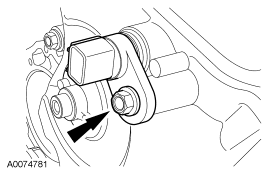 Step 20: Remove the bolt and the LH CMP sensor.