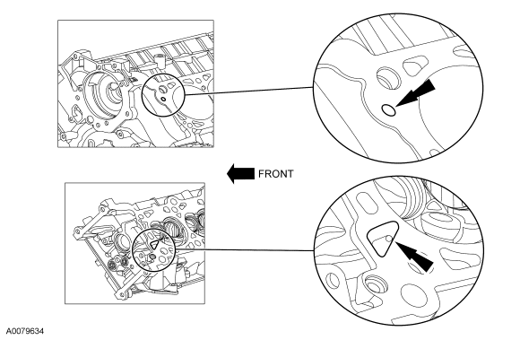 Step 62: Support the cylinder head on a bench with the head gasket side up. Inspect all areas of the deck face with a st