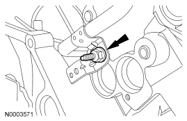 Step 59: Remove the stud bolt and the coolant tube.