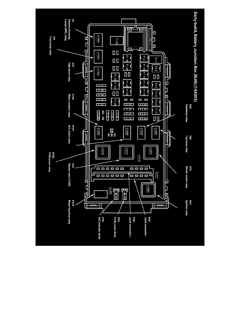 Ford Service and Repair Manuals > Explorer 2WD V64.0L VIN K Flex Fuel (2002) > Relays