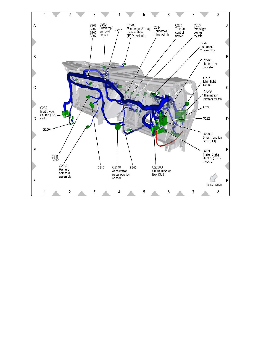 Ford Service and Repair Manuals > Explorer 2WD V84.6L (2008