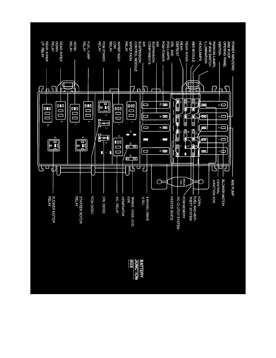 Ford Service and Repair Manuals > Explorer 4WD V8302 5.0L VIN