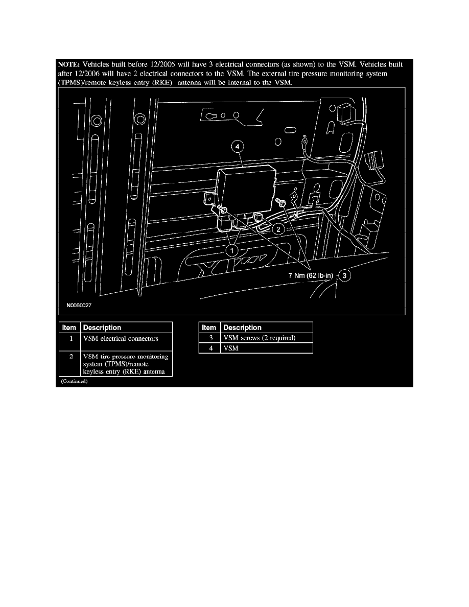 Ford Work Manuals F 150 2wd V8 5 4l Vin V Flex Fuel 2007 Accessories And Optional Equipment Relayodules Alarm Module Vehicle Anheft Component Information