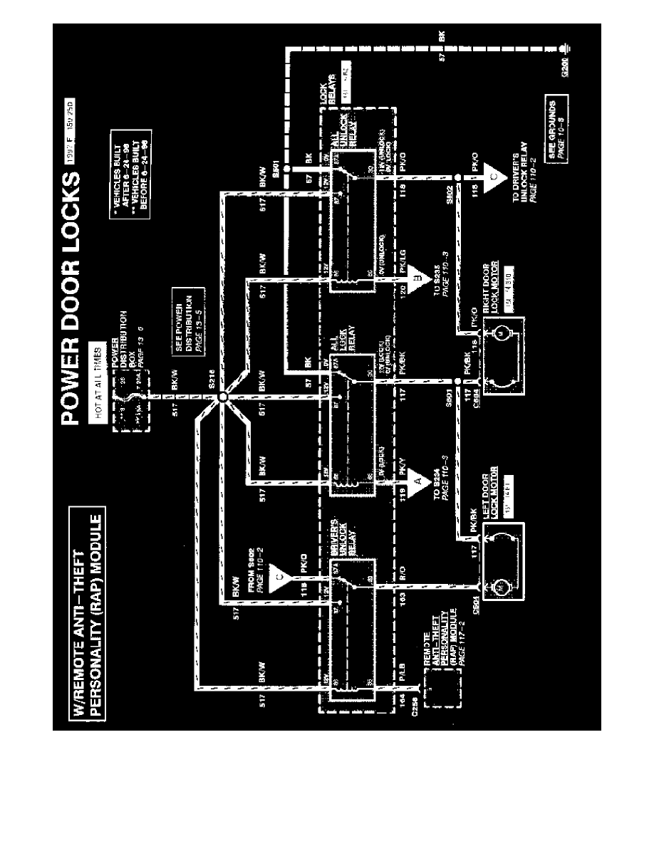 Ford Service and Repair Manuals > F 250 2WD HD Pickup V87.3L
