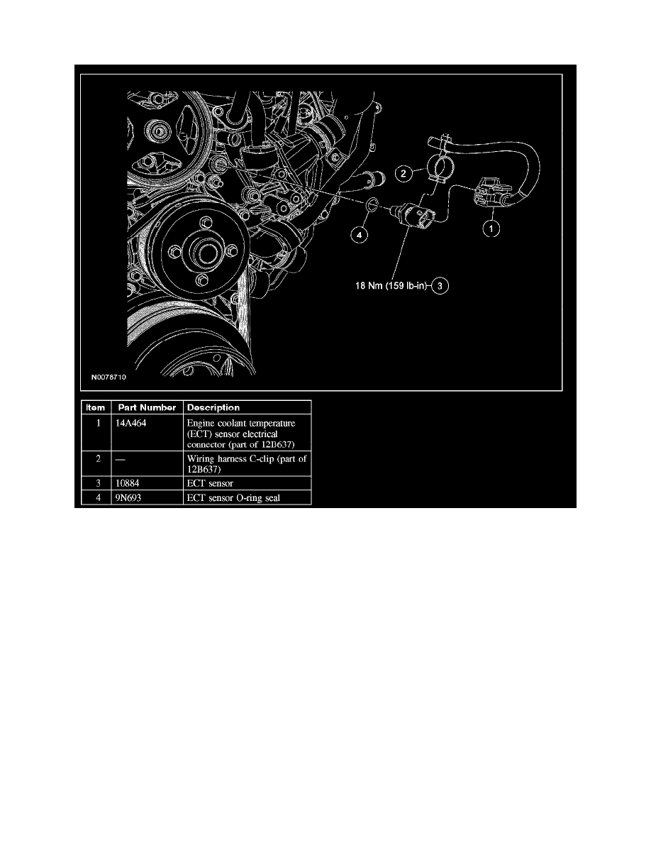 Engine, Cooling and Exhaust > Cooling System > Engine - Coolant Temperature Sensor/Switch > Coolant Temperature Sensor/Switch (For Computer) > Component ...