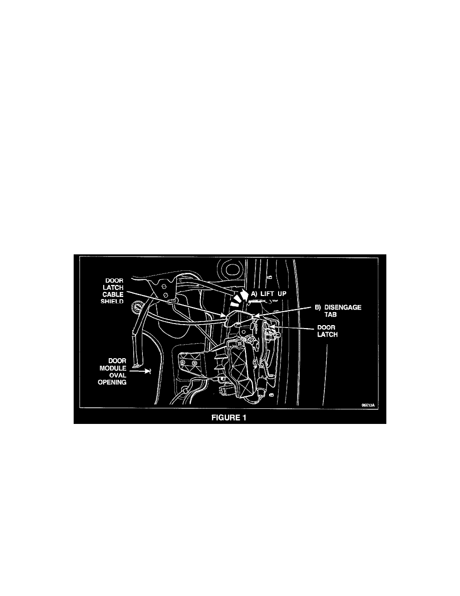 Body and Frame > Doors, Hood and Trunk > Doors > Front Door > Front Door Latch > System Information > Technical Service Bulletins > Recalls: > 06R13 > Oct > ...