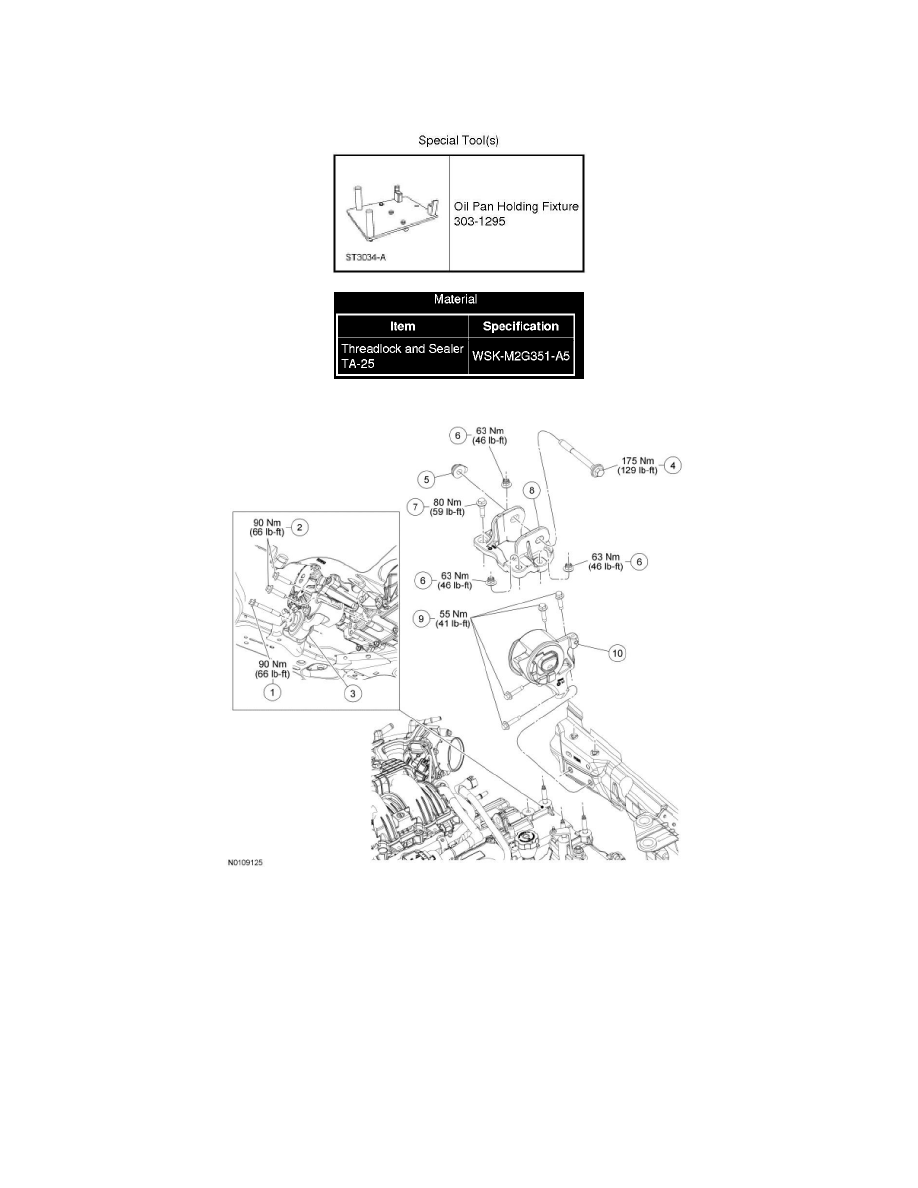 Ford Service and Repair Manuals > Flex FWD V63.5L (2010