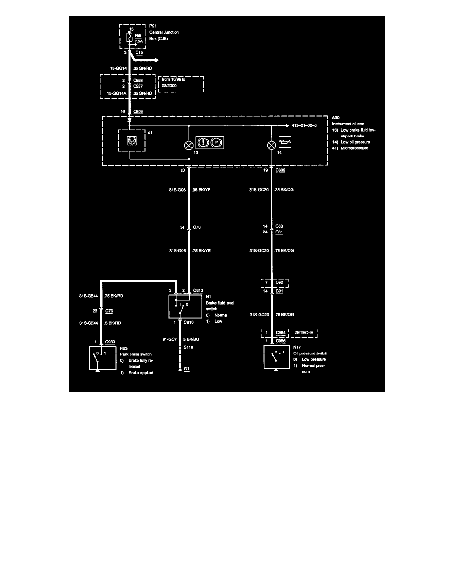 Ford Service and Repair Manuals > Focus ZTS L42.0L DOHC VIN 3