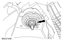 Step 61: Remove the 2 front subframe nuts.