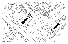 Step 86: Remove the 2 engine-to-transaxle bolts.