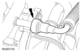Step 31: Disconnect the fuel supply tube from the fuel rail. For additional information, refer to .