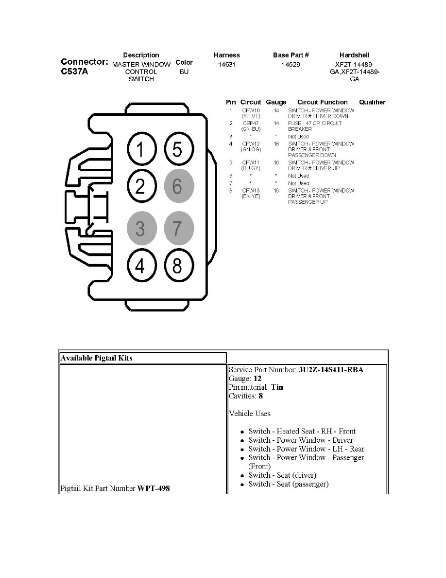 Ford Manuals > Fusion FWD L42.5L Hybrid (2010) > Windows and