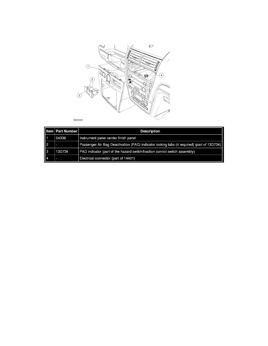 Ford Manuals > Fusion FWD V63.0L (2009) > Instrument Panel