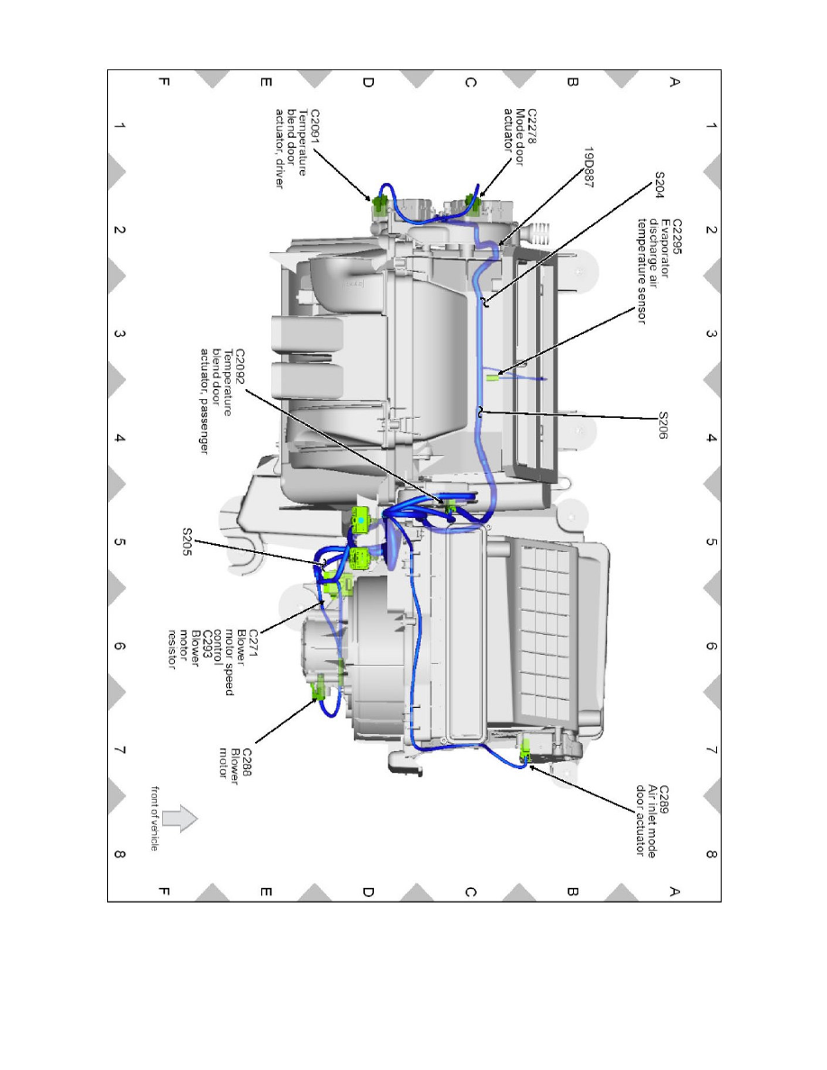 evaporator discharge air temperature sensor