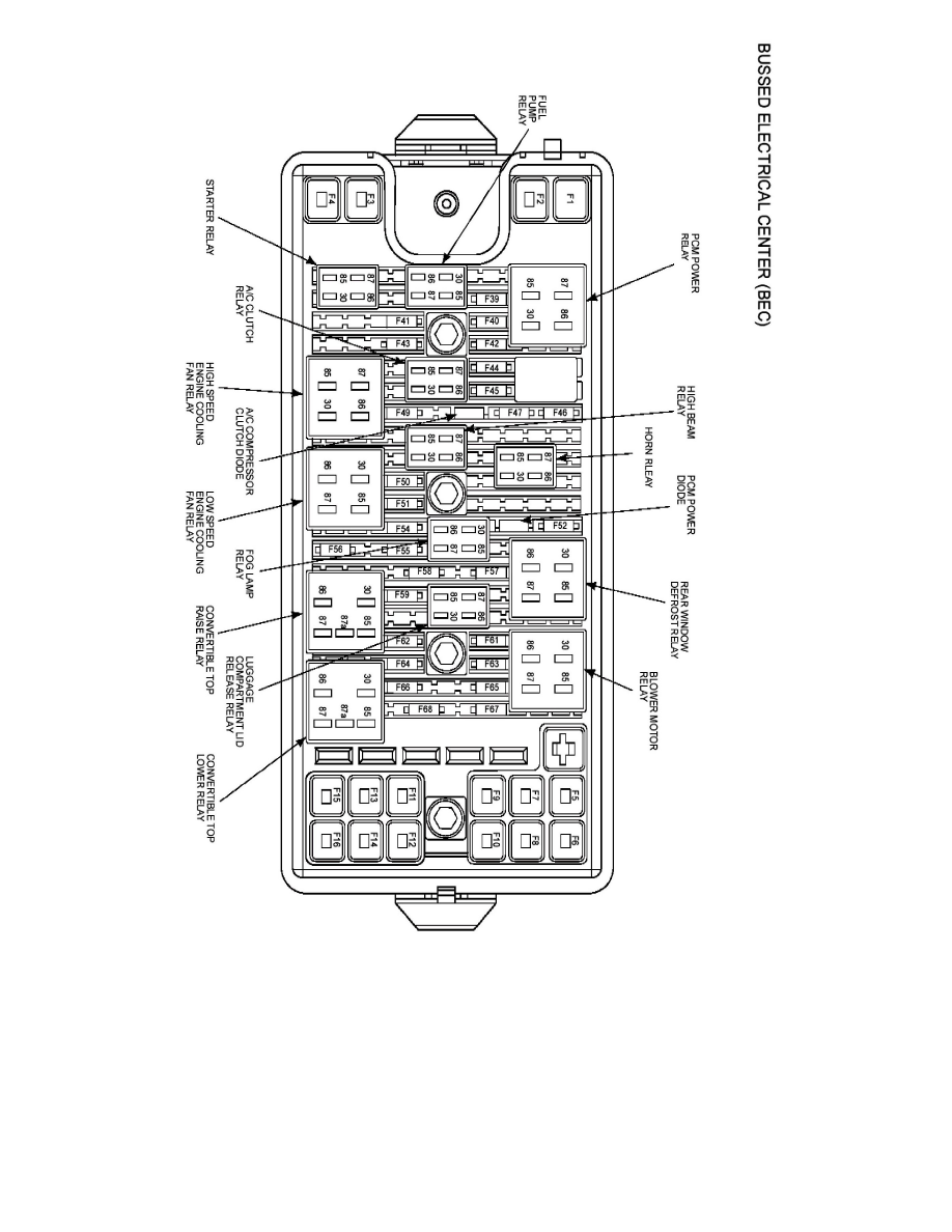 Ford Service and Repair Manuals > Mustang V64.0L (2008) > Relays and Modules Relays