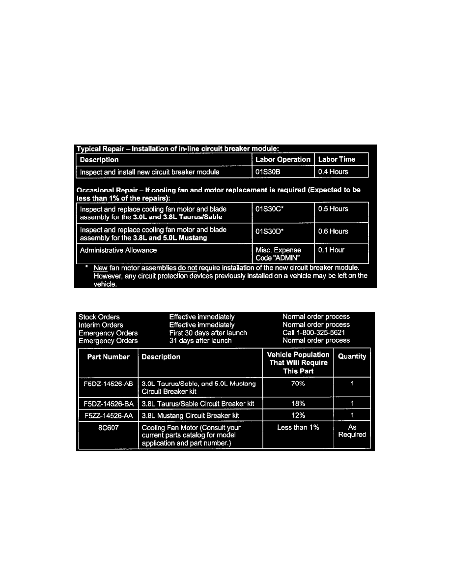 Ford Service and Repair Manuals > Mustang V8302 5.0L COBRA