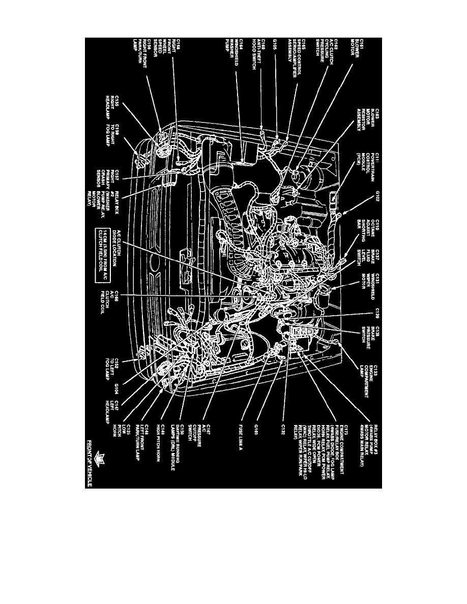 Ford Service and Repair Manuals > Ranger 2WD V6245 4.0L VIN X