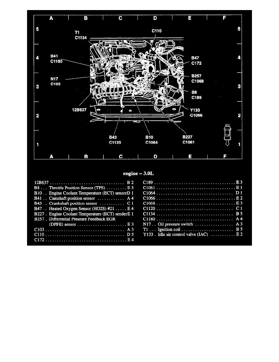 Ford Service and Repair Manuals > Ranger 2WD V63.0L VIN V